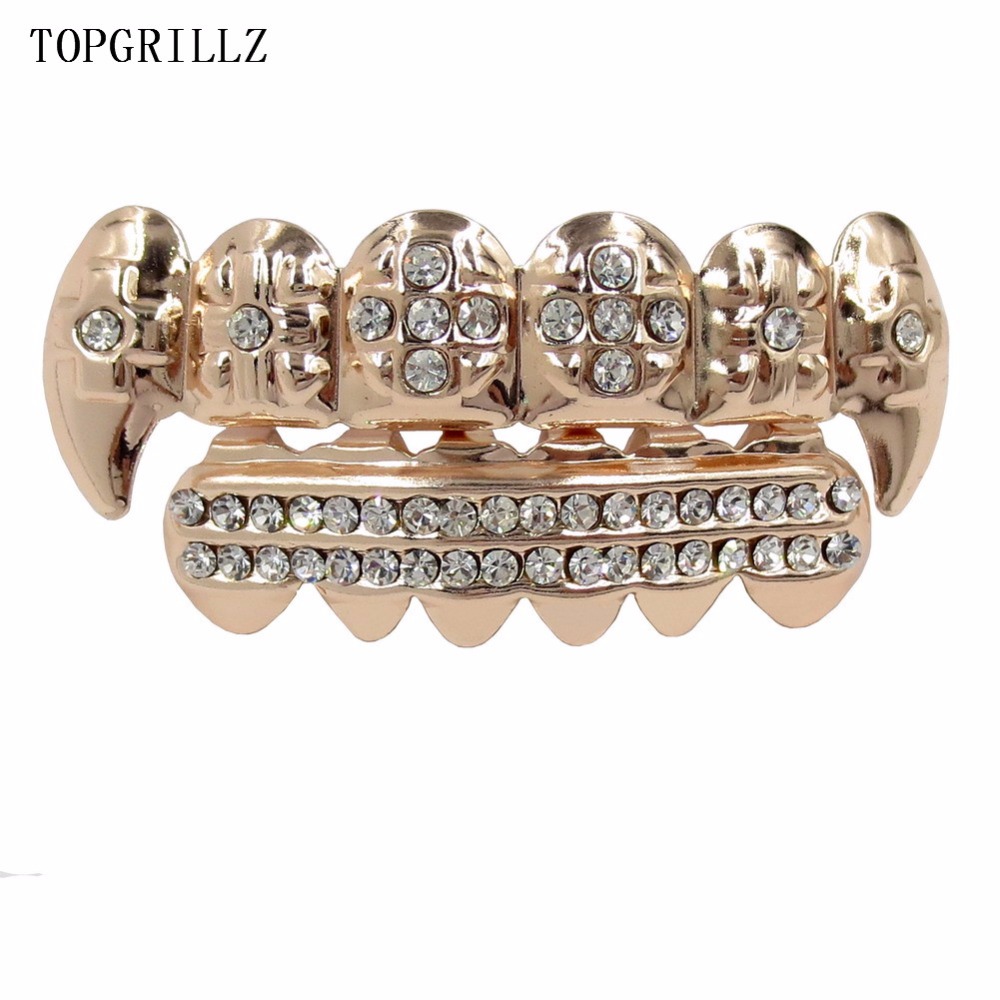 Body Jewelry Real Gold - TOPGRILLZ Reale In Oro Rosa di