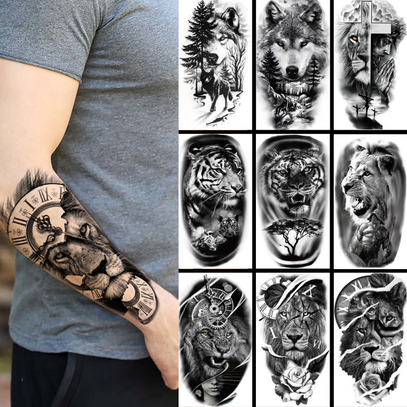 Body Jewelry Stickers - Autoadesivo del tatuaggio temporaneo impermeabile foresta