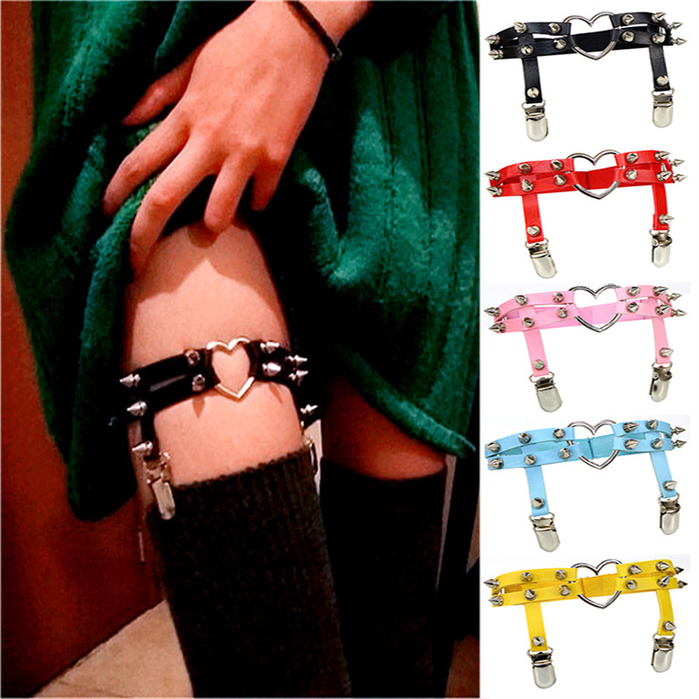Body Jewelry Leg Chain - 1 pz donne punk gotico cuore