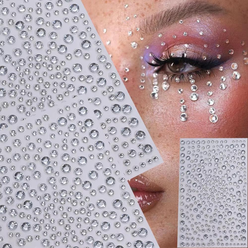 Body Jewelry Stickers - 1 Foglio di Adesivi per il