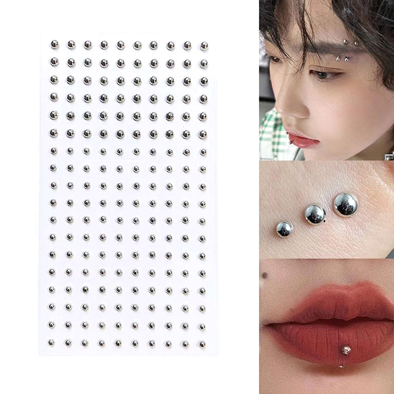 Body Jewelry Stickers - Adesivo con diamanti Falso naso Stud