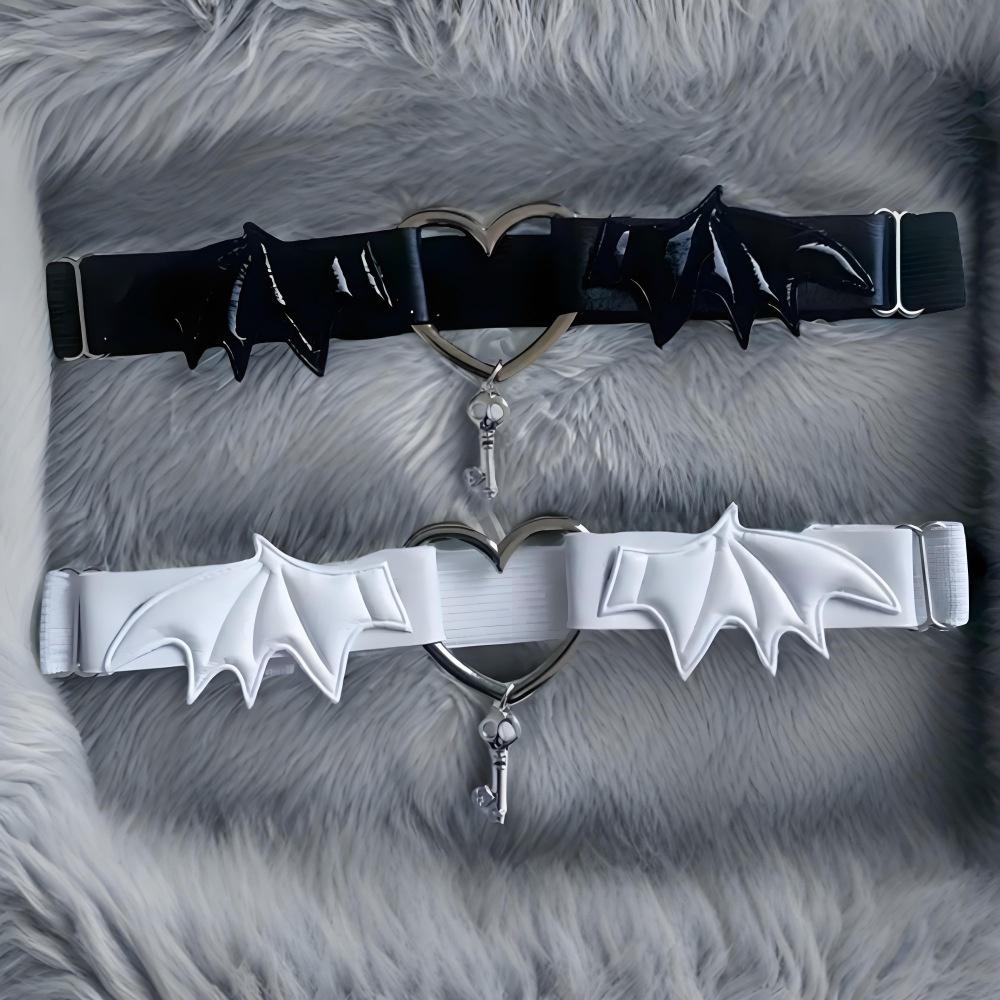 Body Jewelry Leg Chain - Gotico Harajuku Cuore nero Ala Gamba