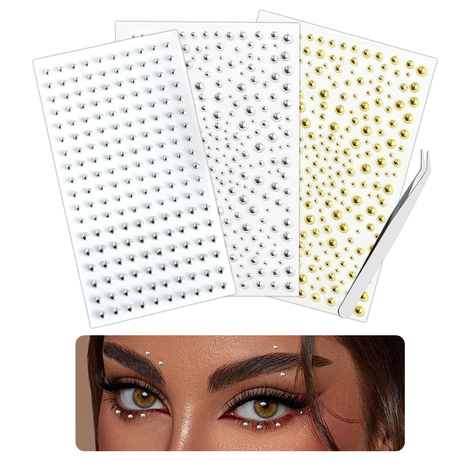 Body Jewelry Stickers - Face corpo anello adesivi autoadesivi faccia