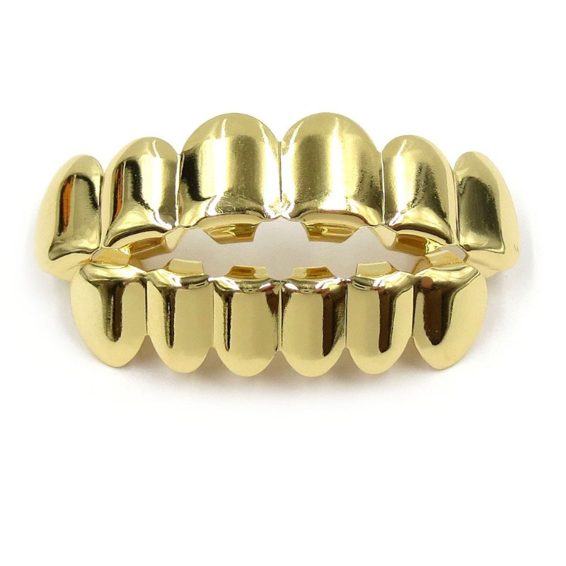 Set di Grillz per Denti Placca - Body Jewelry Real Gold recensione e prezzo