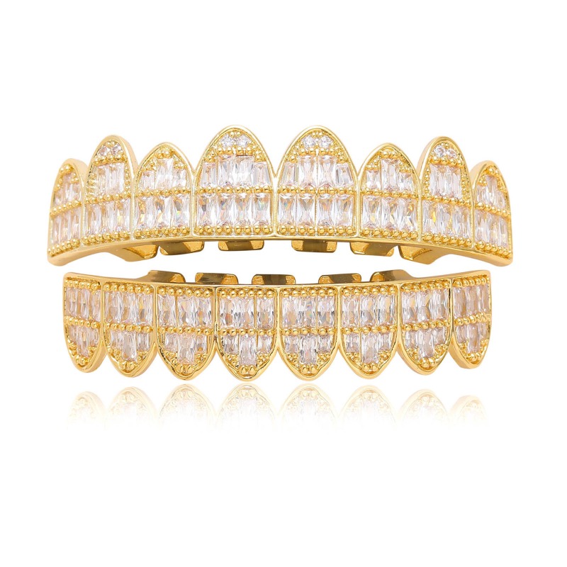 Hiphop Iced Out T Square zirco - Body Jewelry Real Gold recensione e prezzo