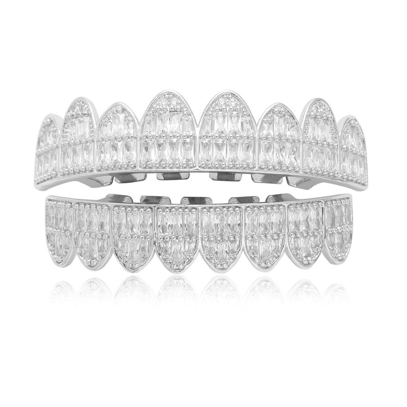 Hiphop Iced Out T Square zirco - Body Jewelry Real Gold recensione e prezzo