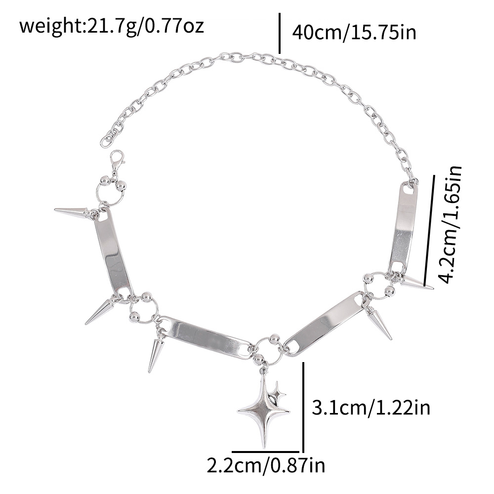Collana girocollo punk con ste - Body Jewelry Y2K recensione e prezzo