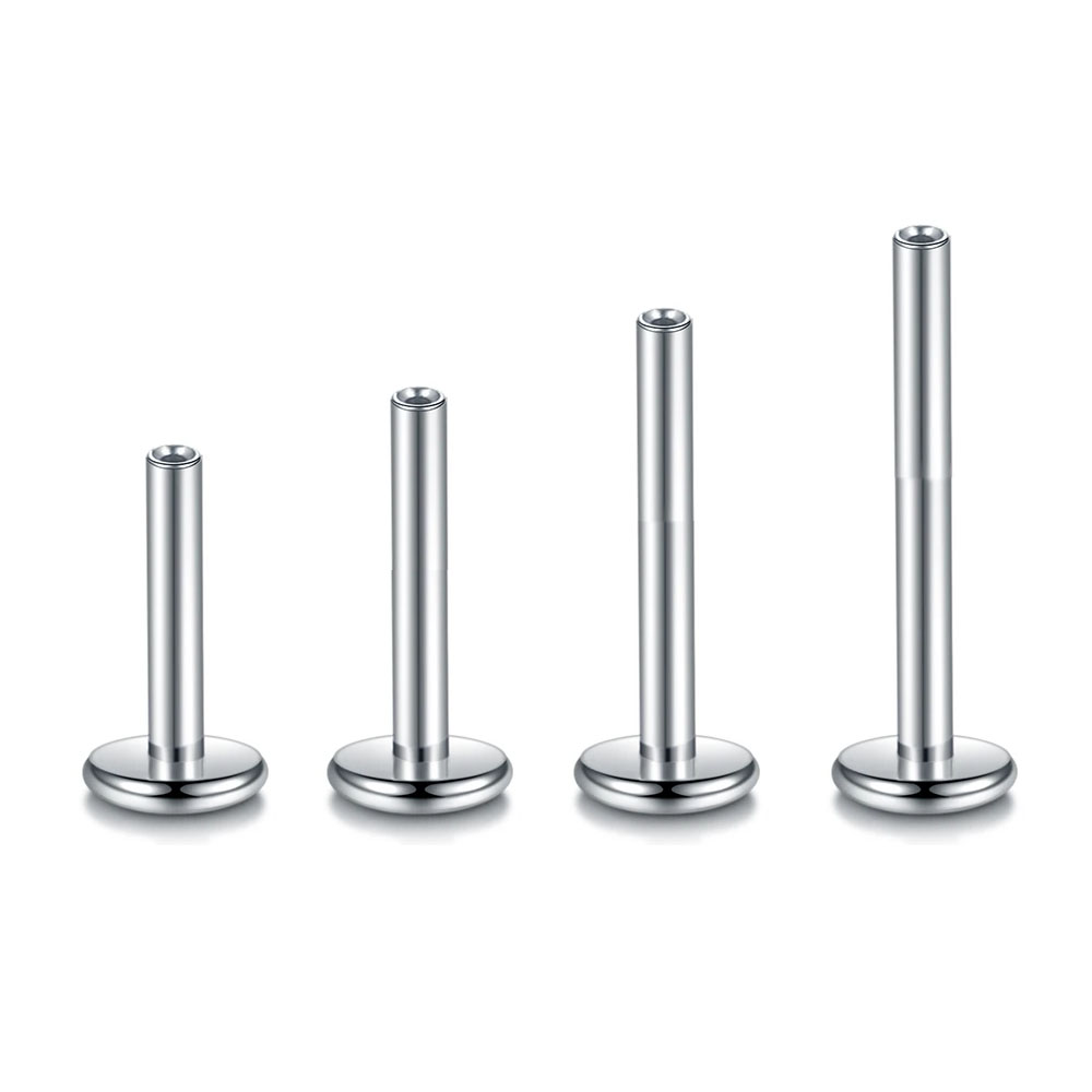 10 pz/lotto ASTM F136 G23 Tita - Flat Back Labret Stud recensione e prezzo