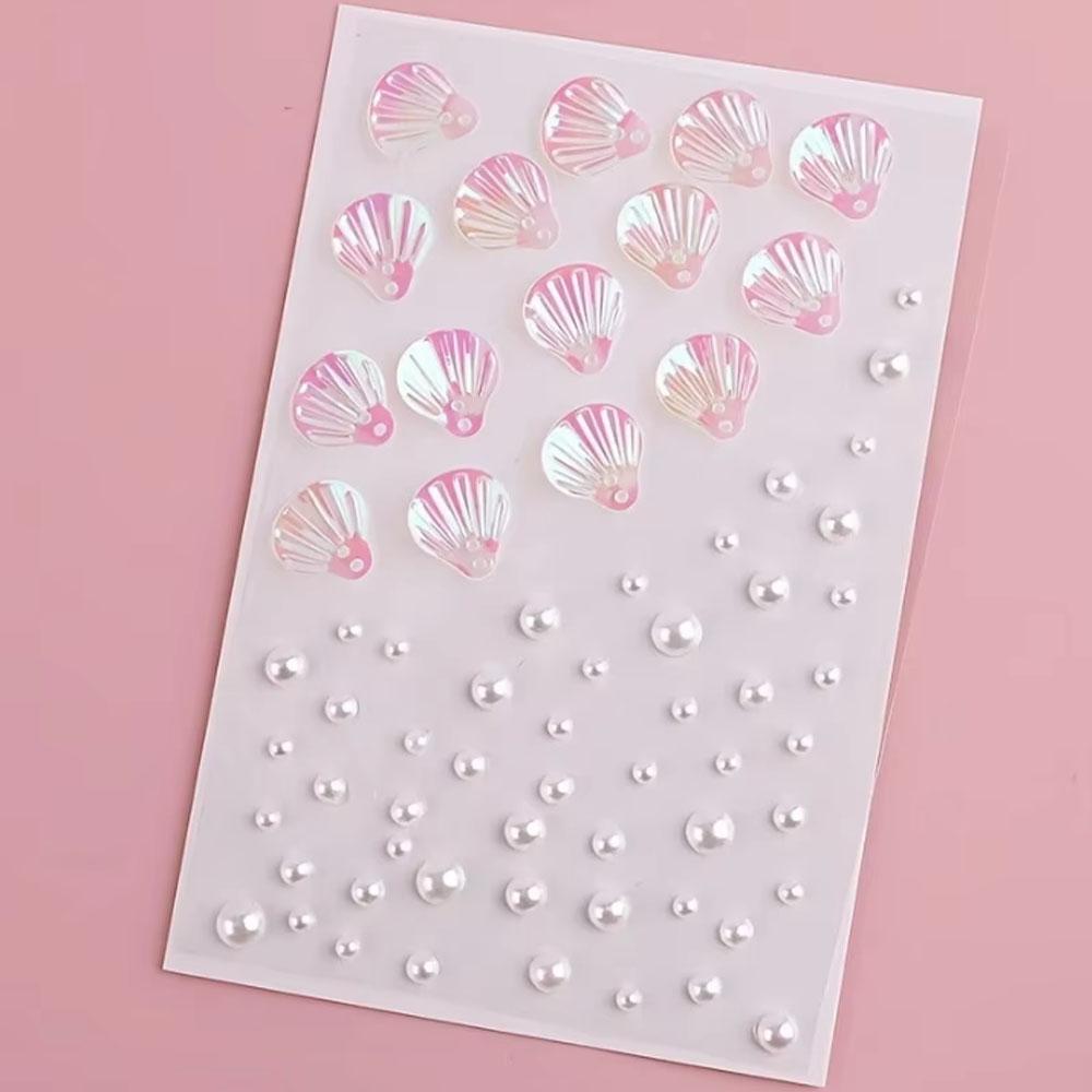 1Sheet Iridescent Shell Miscel - Body Jewelry Stickers recensione e prezzo