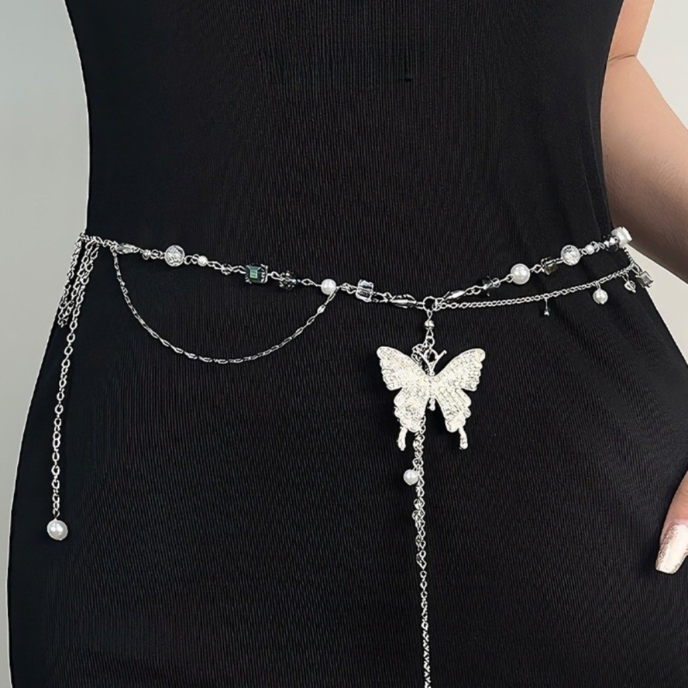 Catena da vita creativa Y2K a  - Body Jewelry Y2K recensione e prezzo
