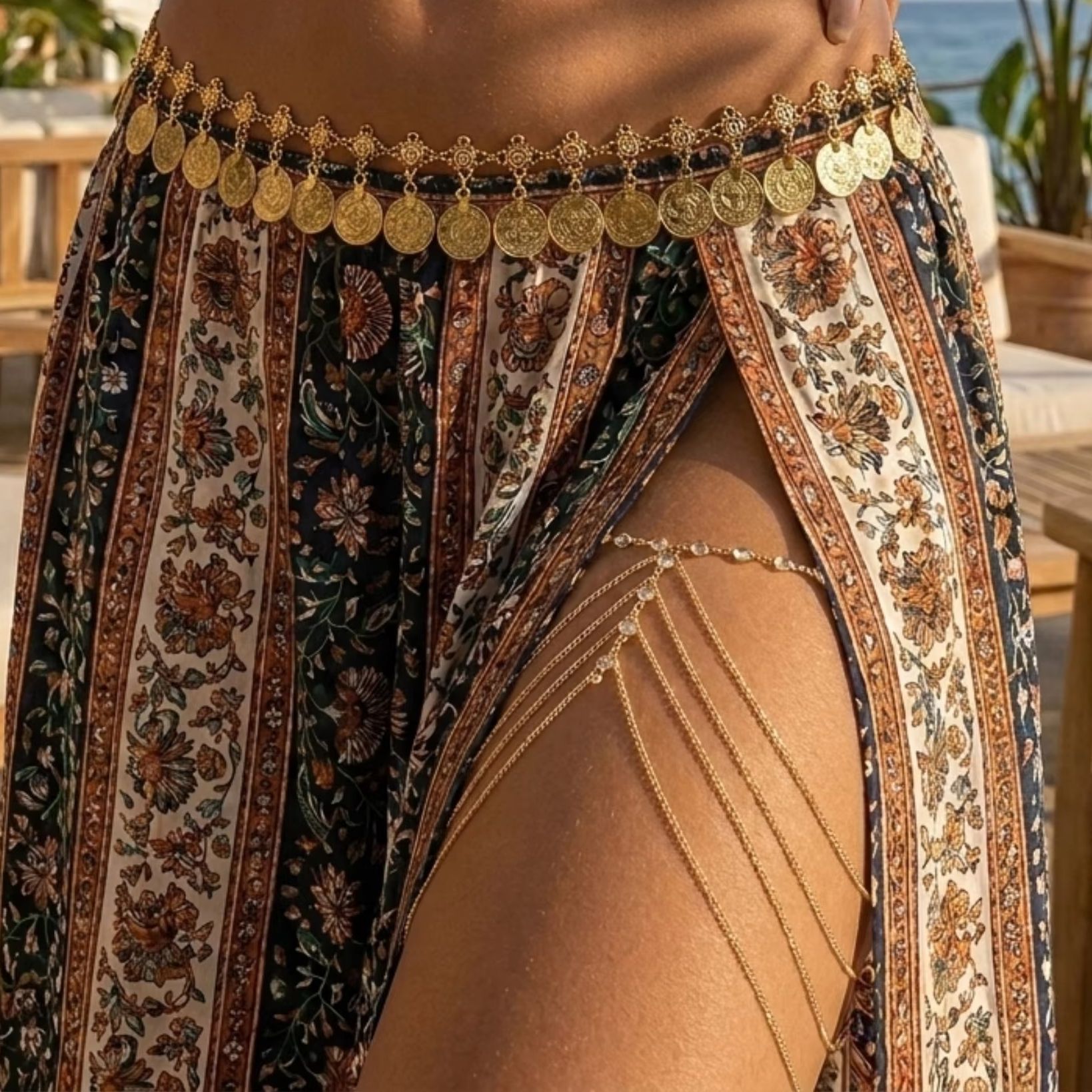 Catena per Coscia Multistrato  - Body Jewelry Leg Chain recensione e prezzo