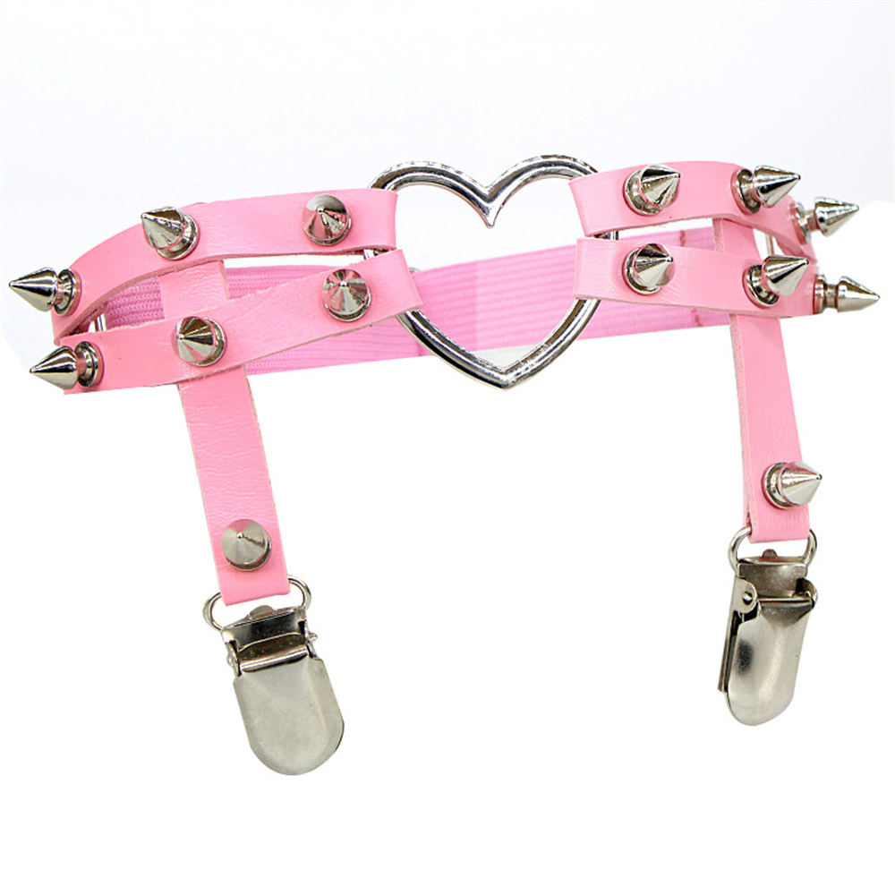 1 pz donne punk gotico cuore c - Body Jewelry Leg Chain recensione e prezzo