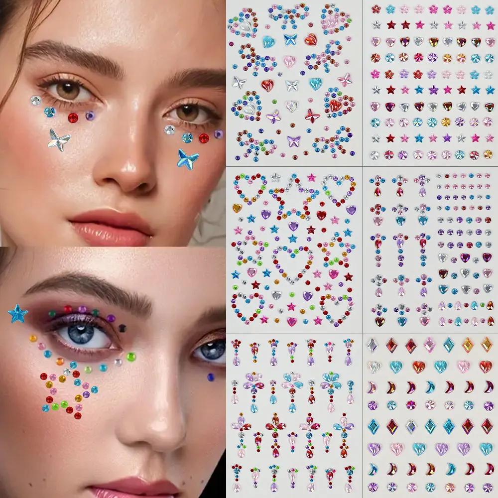 1 foglio colorato arco/stella/ - Body Jewelry Stickers recensione e prezzo
