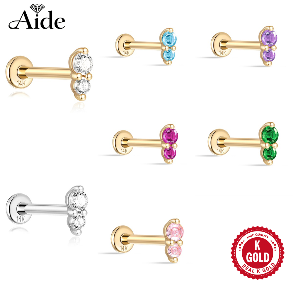 AIDE Reale 14K Colori Oro Sóli - Body Jewelry Real Gold recensione e prezzo