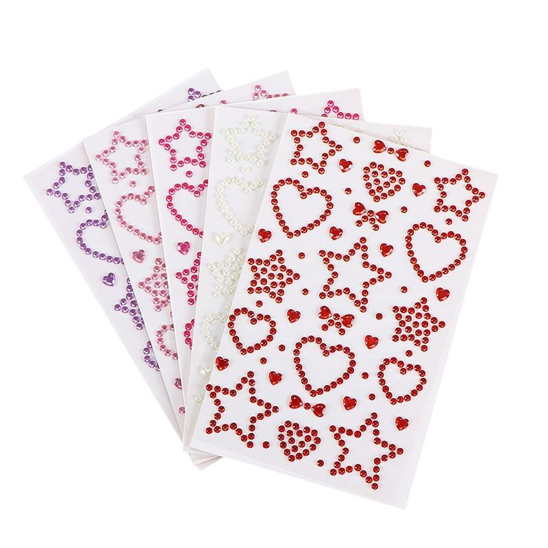 1 Foglio di Adesivi Colorati A - Body Jewelry Stickers recensione e prezzo