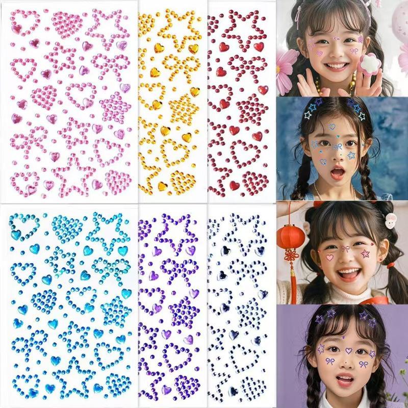 1 Foglio di Adesivi Colorati A - Body Jewelry Stickers recensione e prezzo