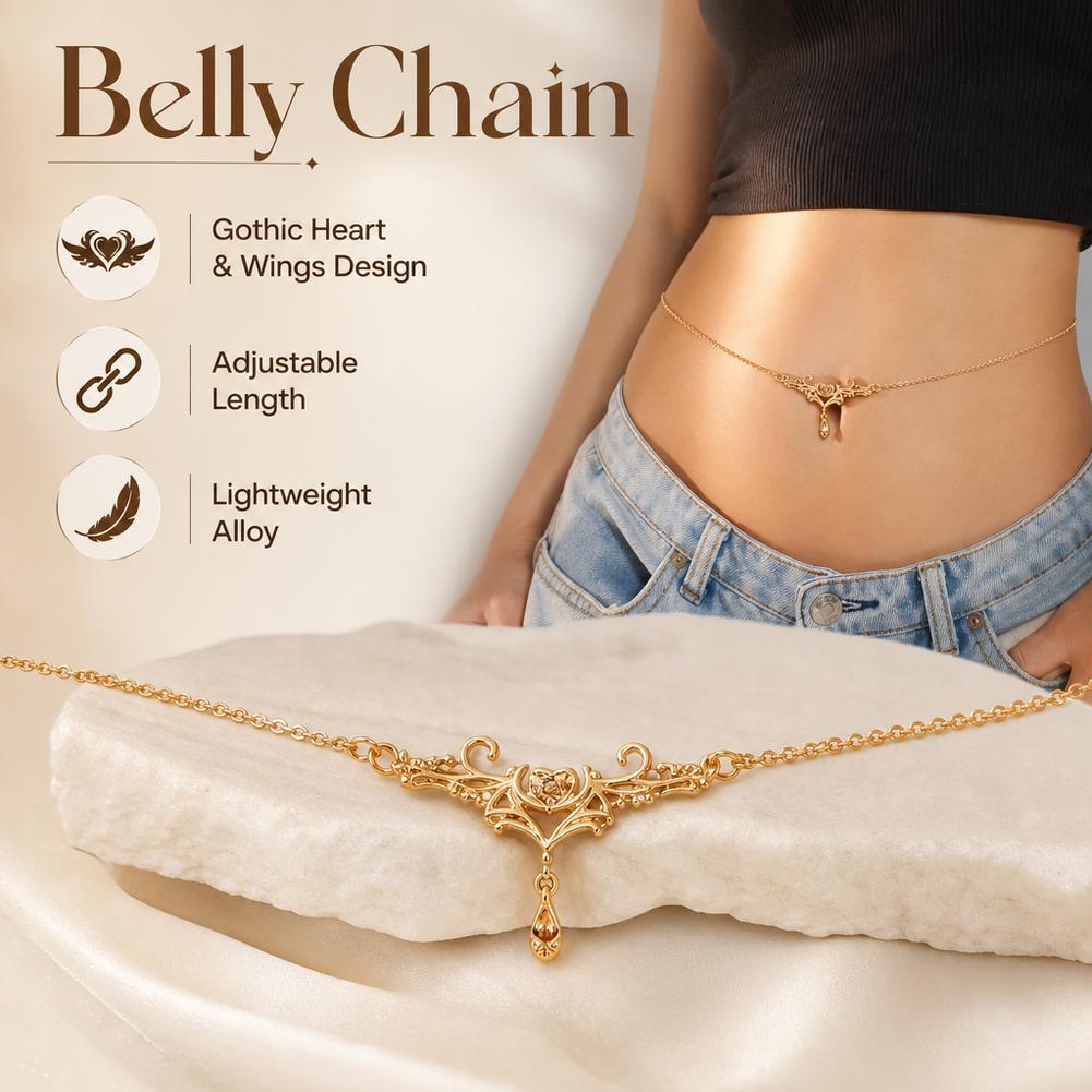 Catena da vita gotica a forma  - Body Jewelry Y2K recensione e prezzo