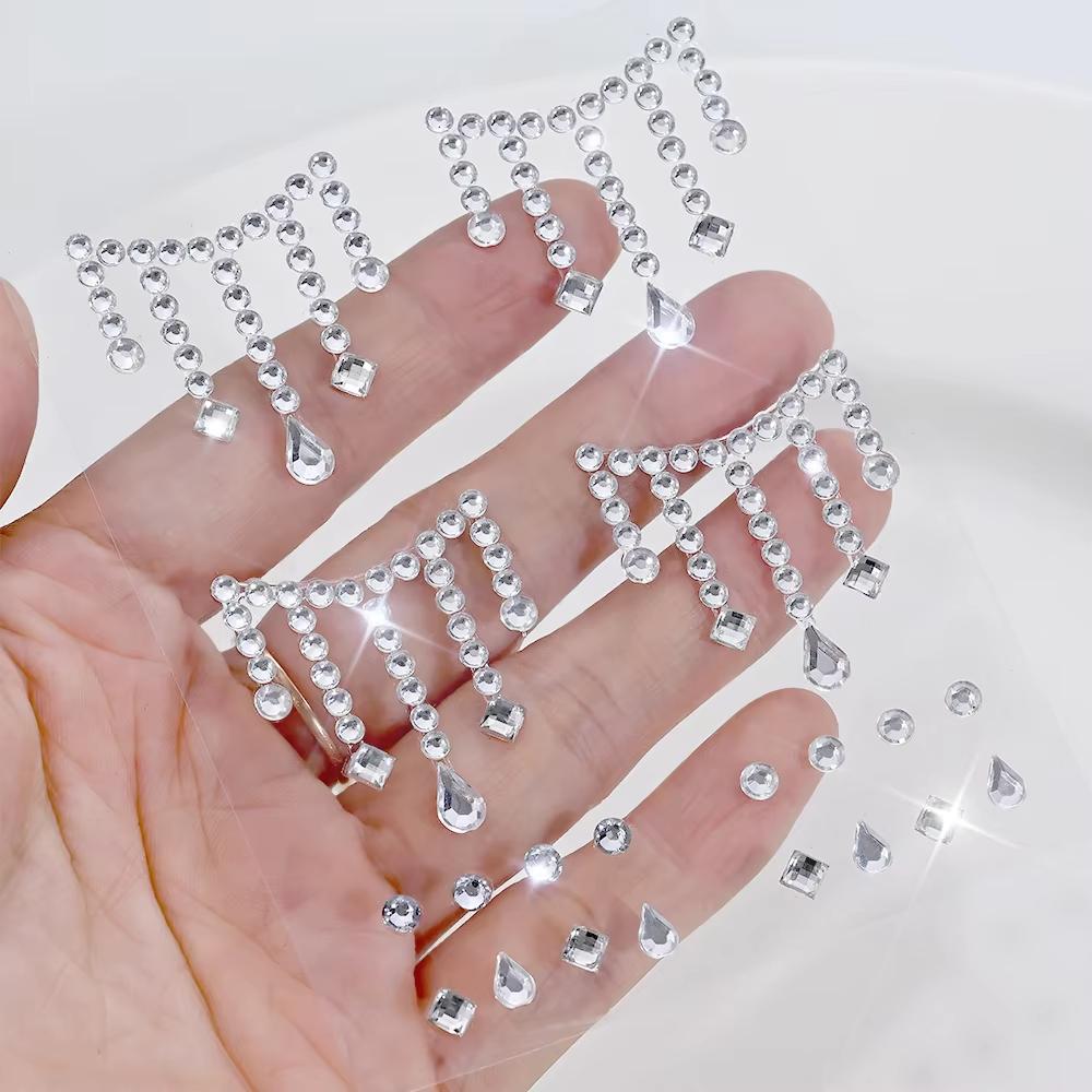 1/5 fogli Face Jewels Stickers - Body Jewelry Stickers recensione e prezzo