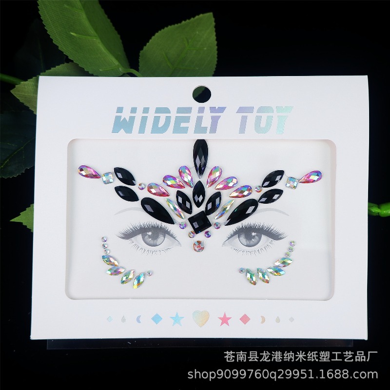 Adesivi per il Viso in Acrilic - Body Jewelry Stickers recensione e prezzo