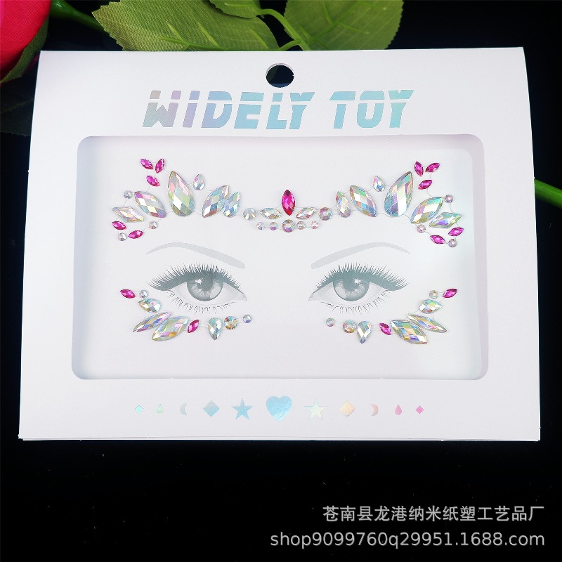 Adesivi per il Viso in Acrilic - Body Jewelry Stickers recensione e prezzo